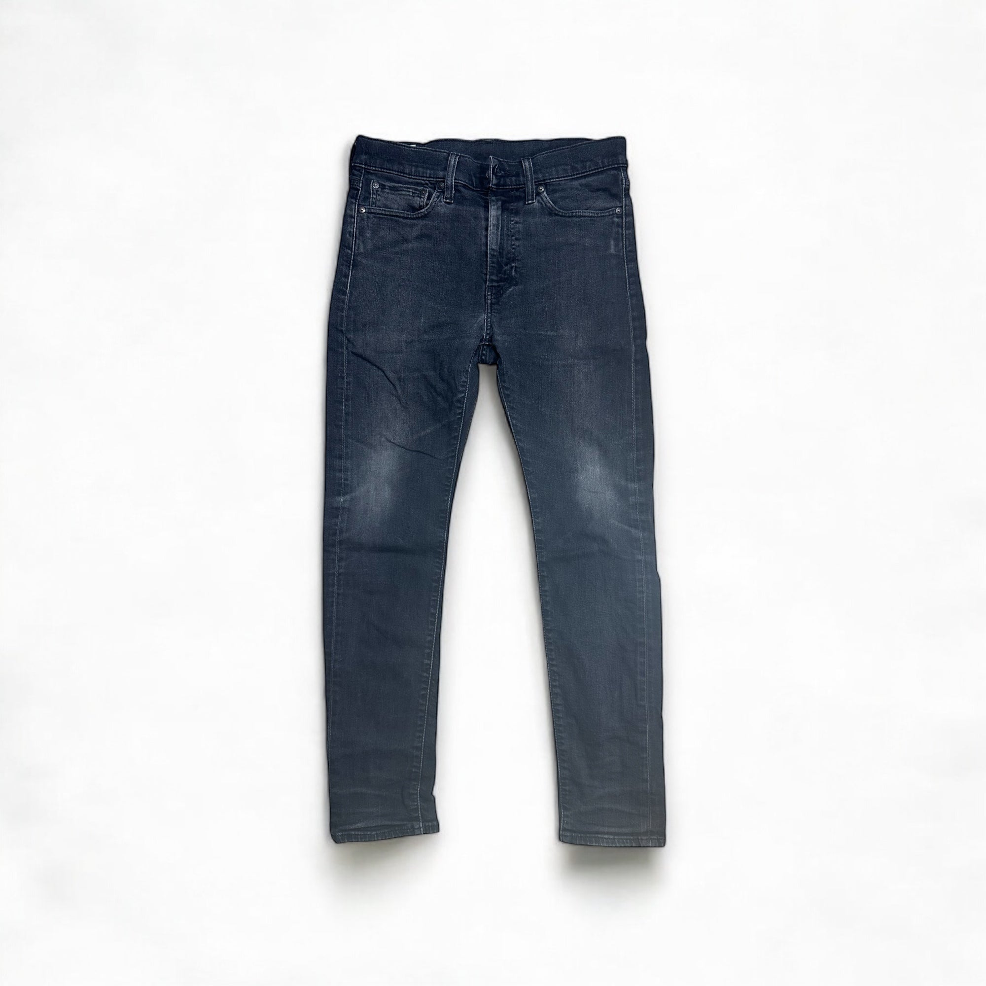 Jean Levis 510 Bleu Foncé Délavé – Coupe Ajustée Homme/Femme | Style Urbain Moderne W31 L32