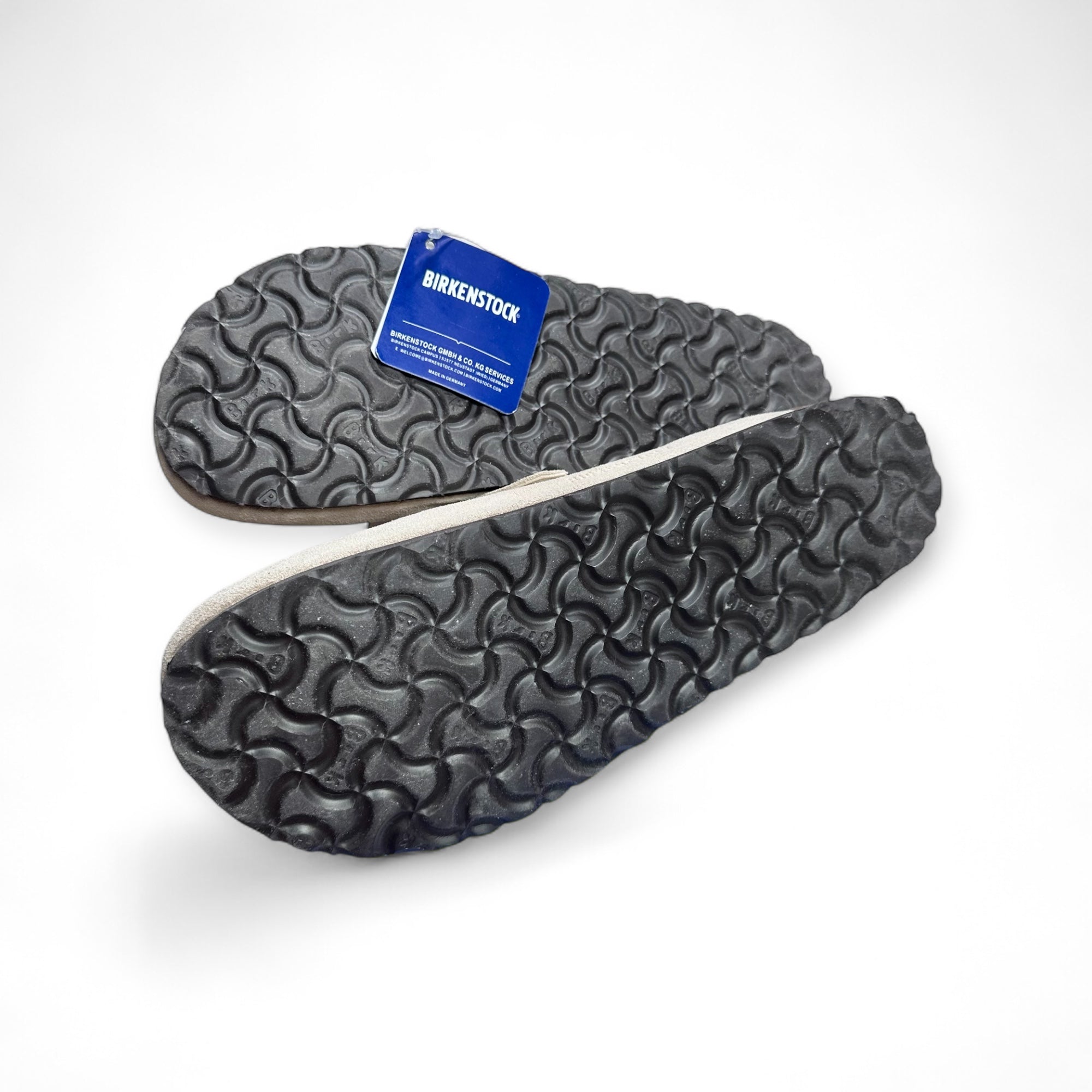 Birkenstock Boston Taupe – Sabots en Suédine avec Boucle | Confort & Style Unisexe 43 Neuve