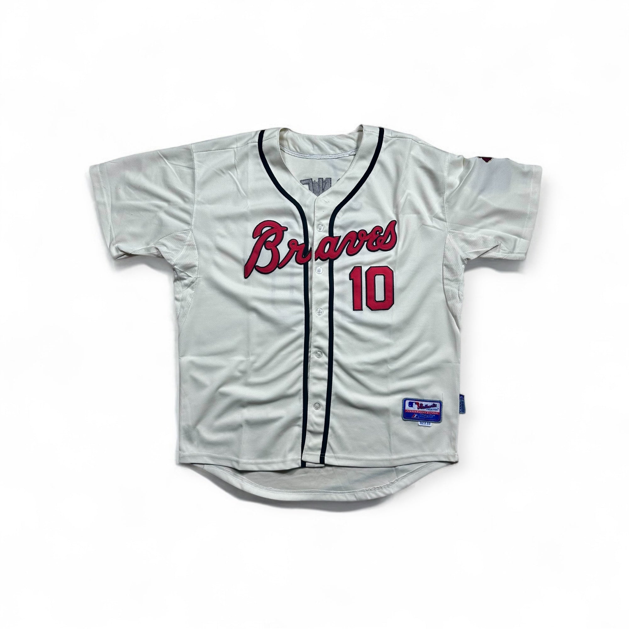 Chemise de Baseball Majestic — Atlanta Braves #10 XL