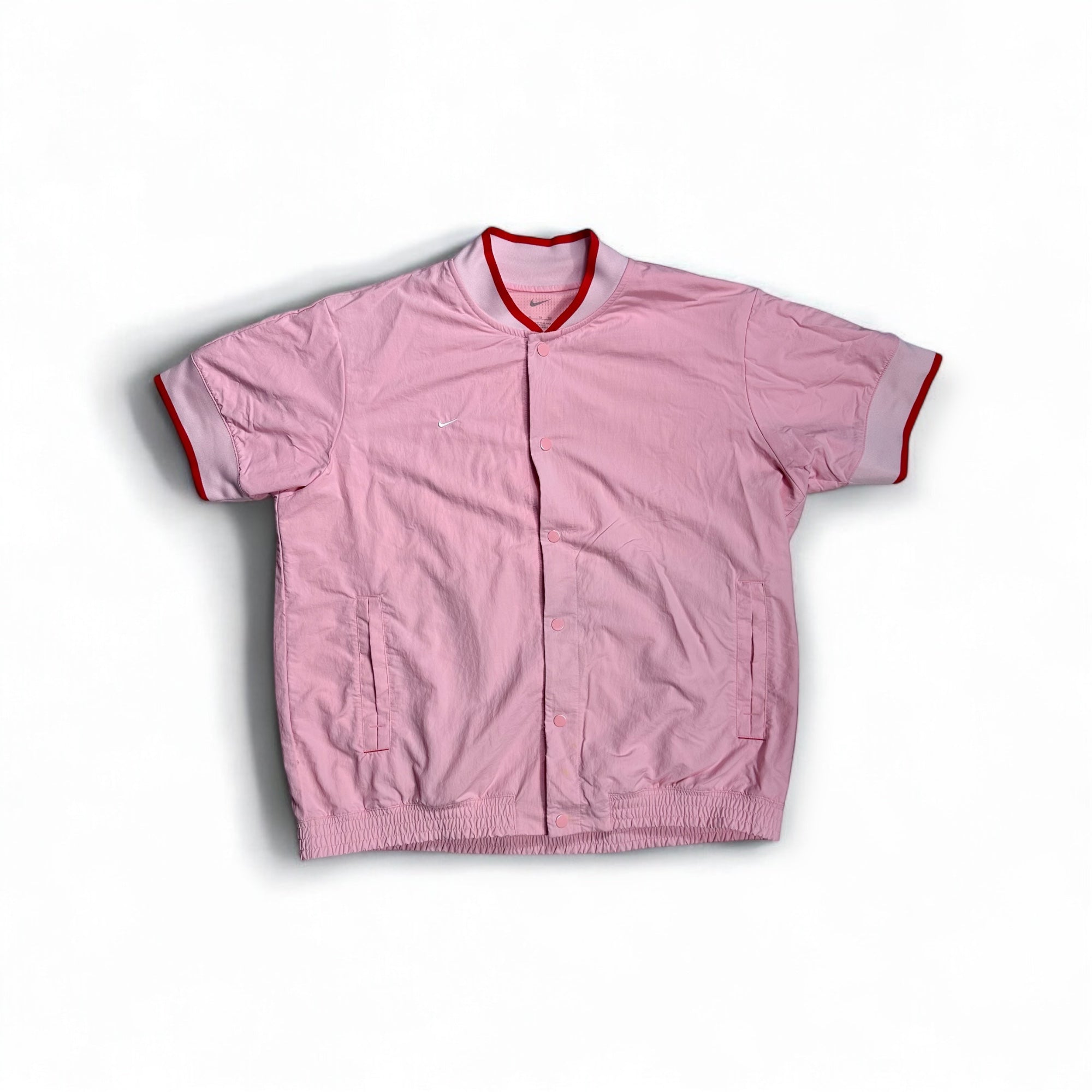 Veste Style Baseball Rose et Rouge – Look Sport Casual Unisexe XL