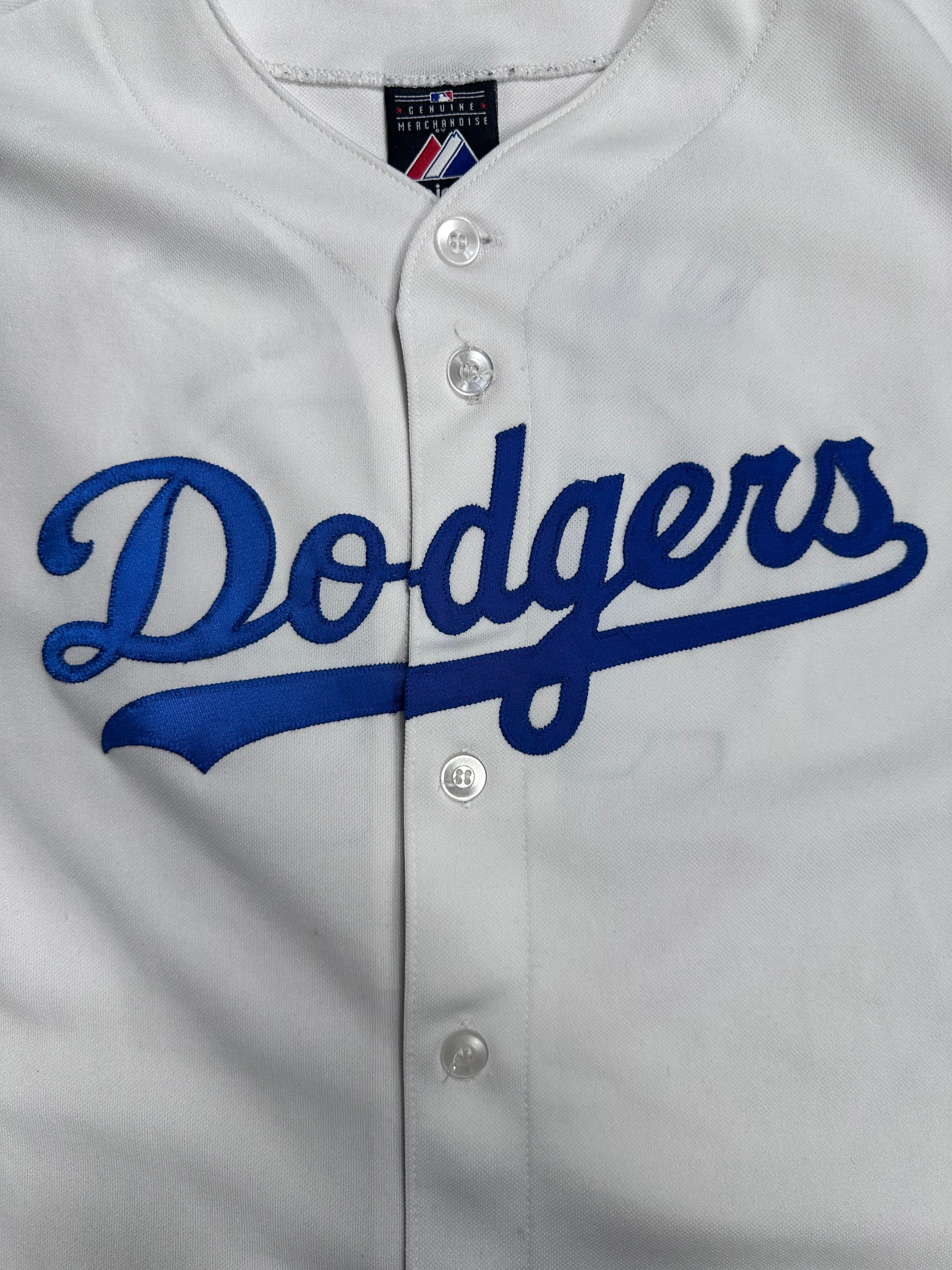 Maillot Officiel LA Dodgers Gris – Jersey MLB Authentique - M Femme