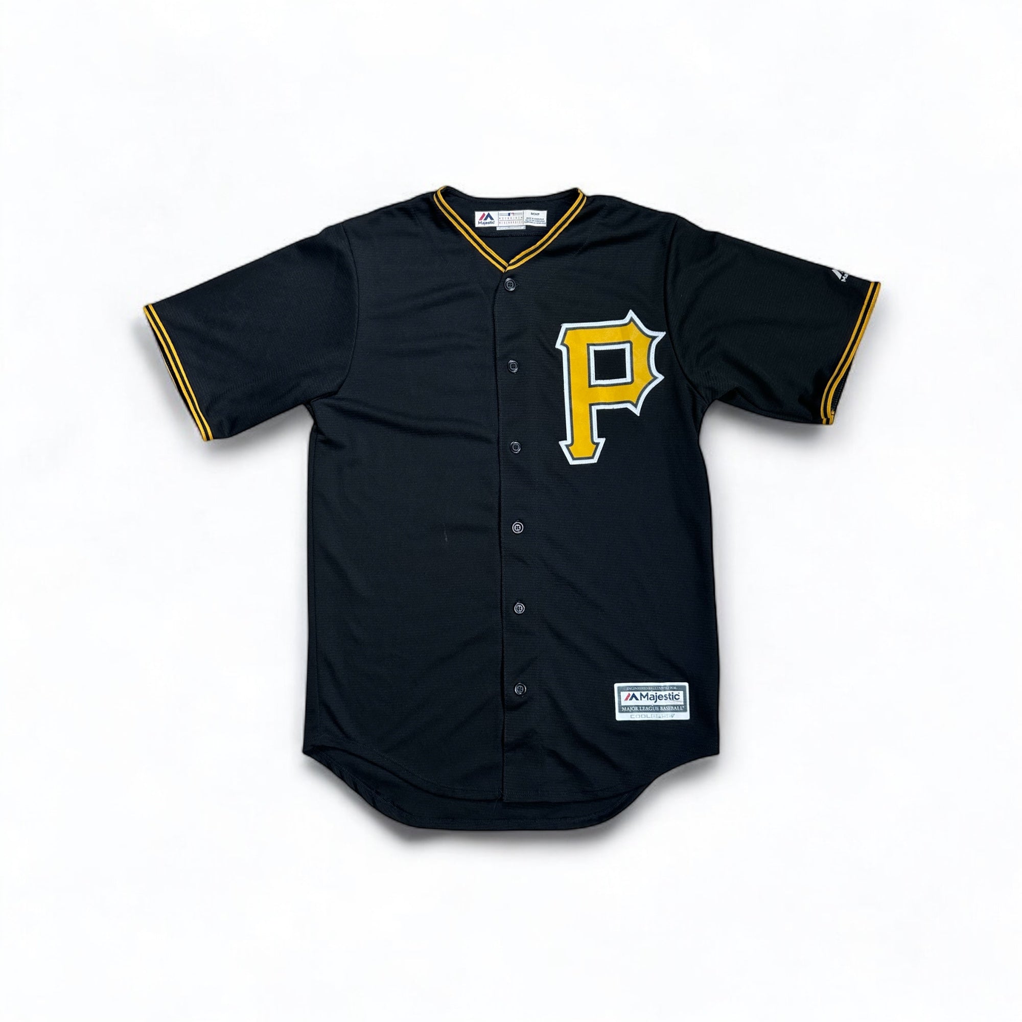 Maillot Pittsburgh Pirates Noir – Jersey Officiel MLB Unisexe M