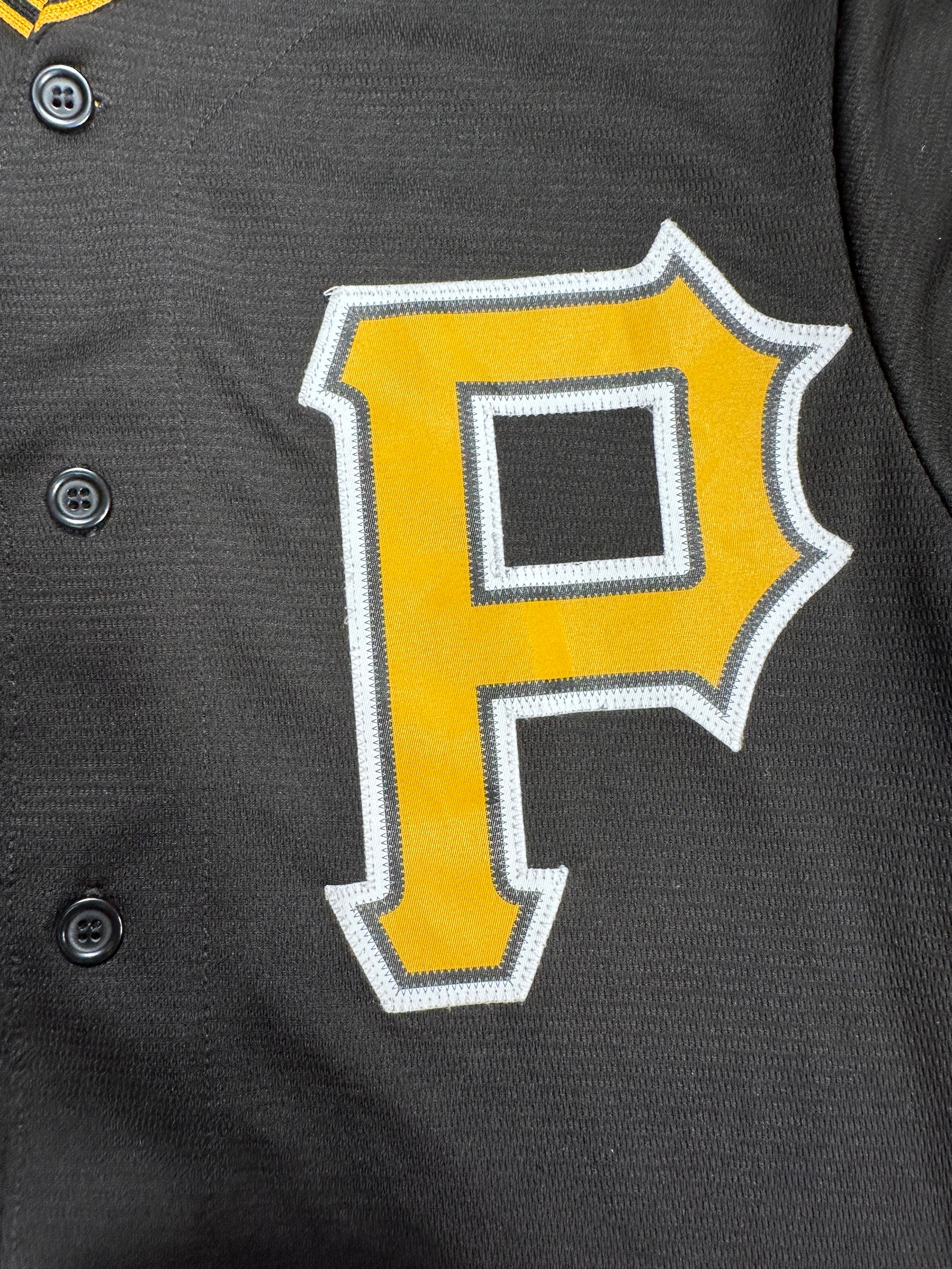 Maillot Pittsburgh Pirates Noir – Jersey Officiel MLB Unisexe M
