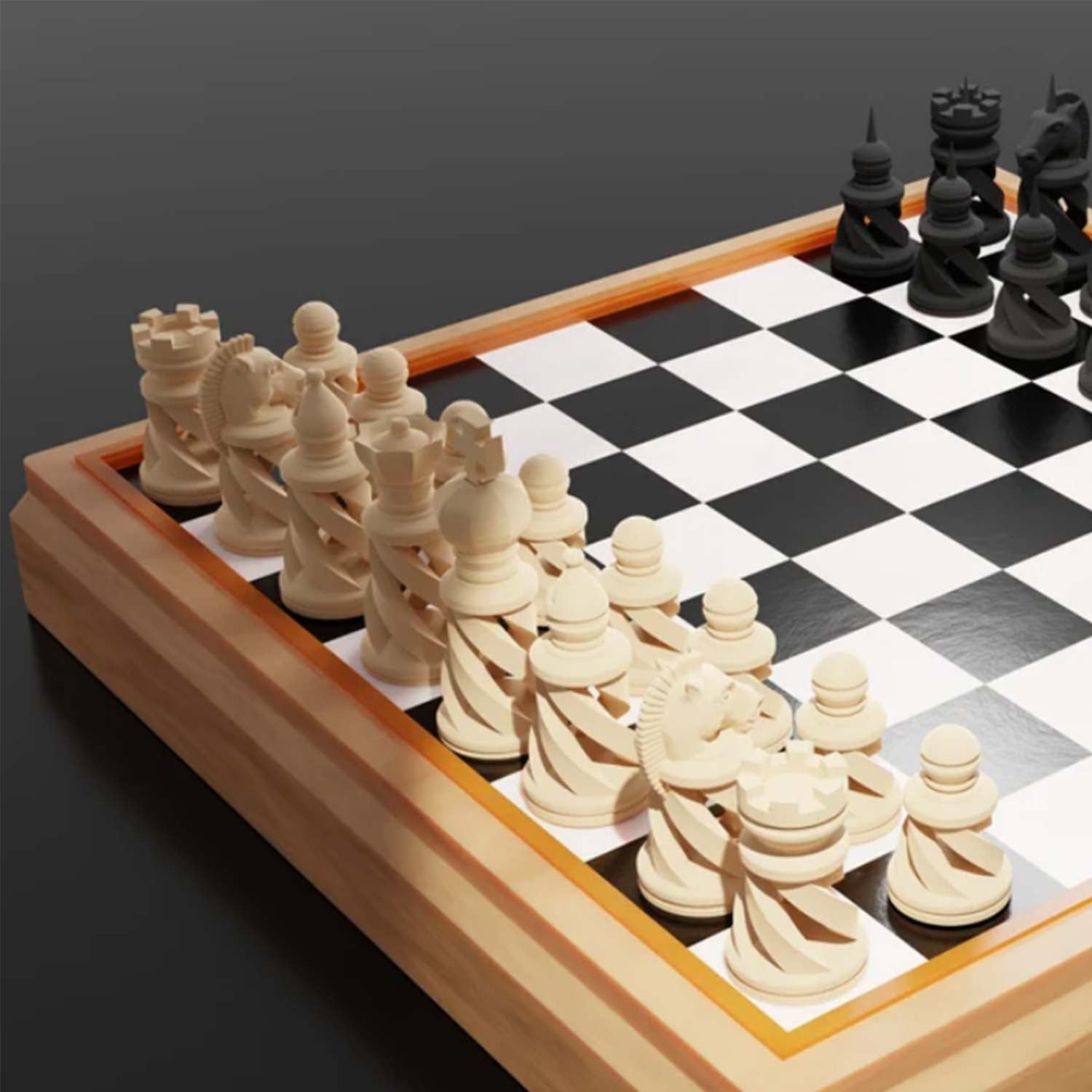 Modern Chess Pieces