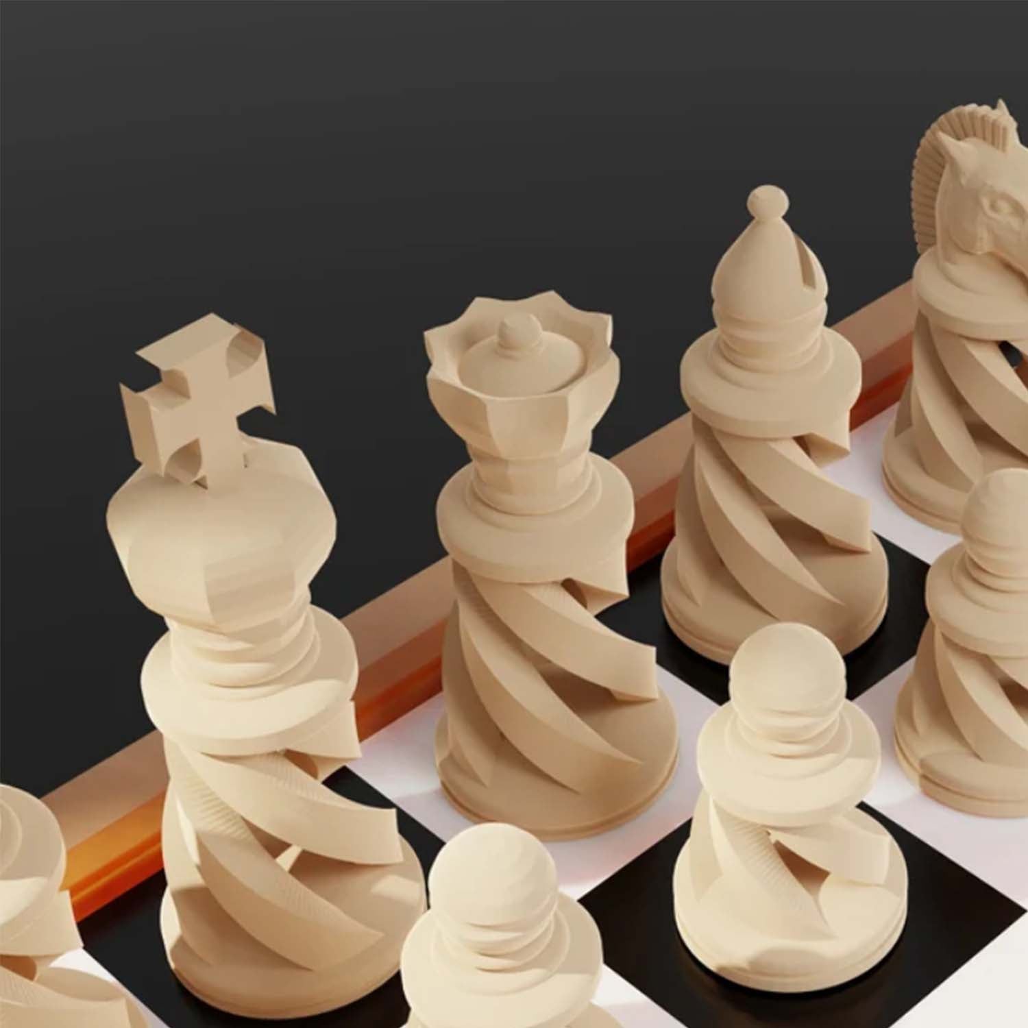 Modern Chess Pieces