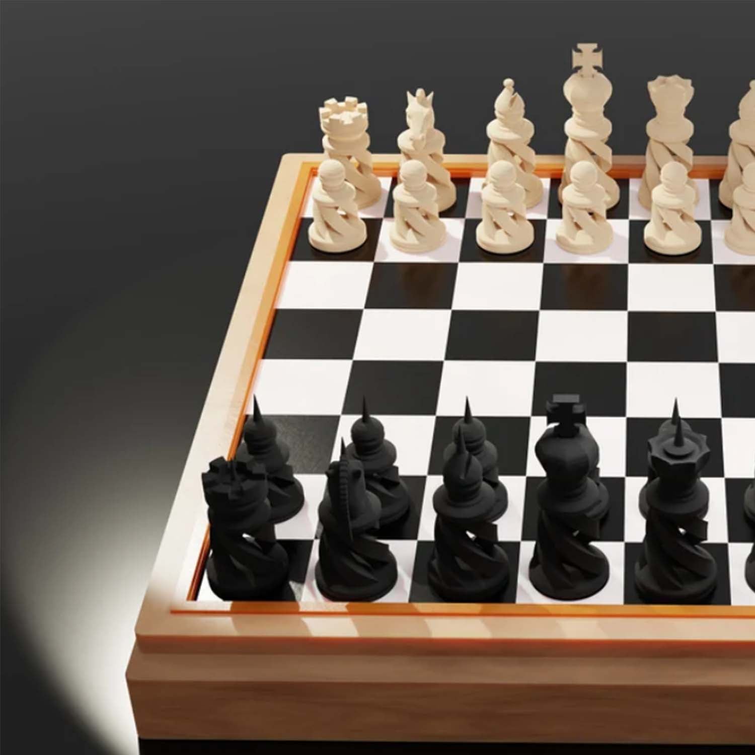 Modern Chess Pieces