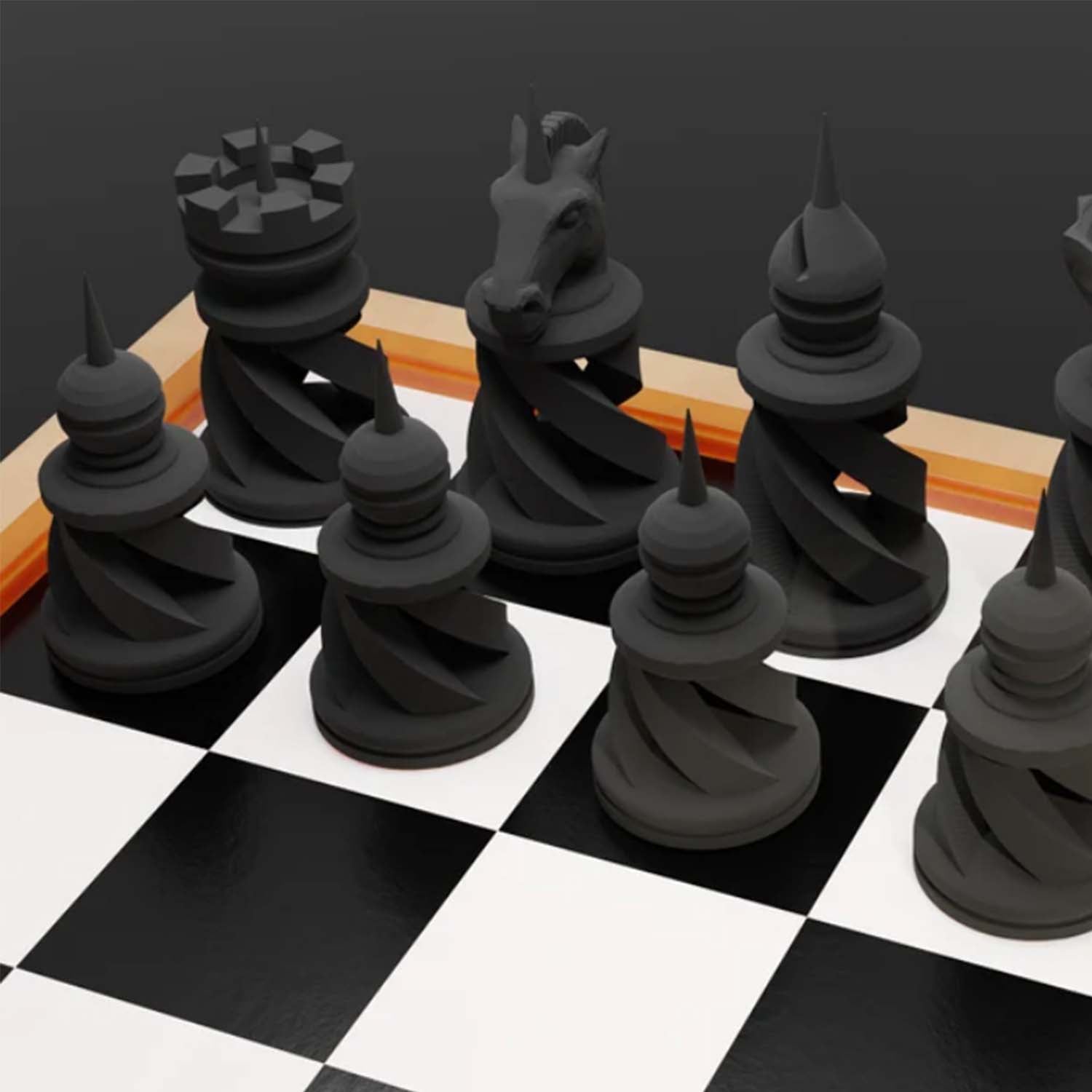 Modern Chess Pieces