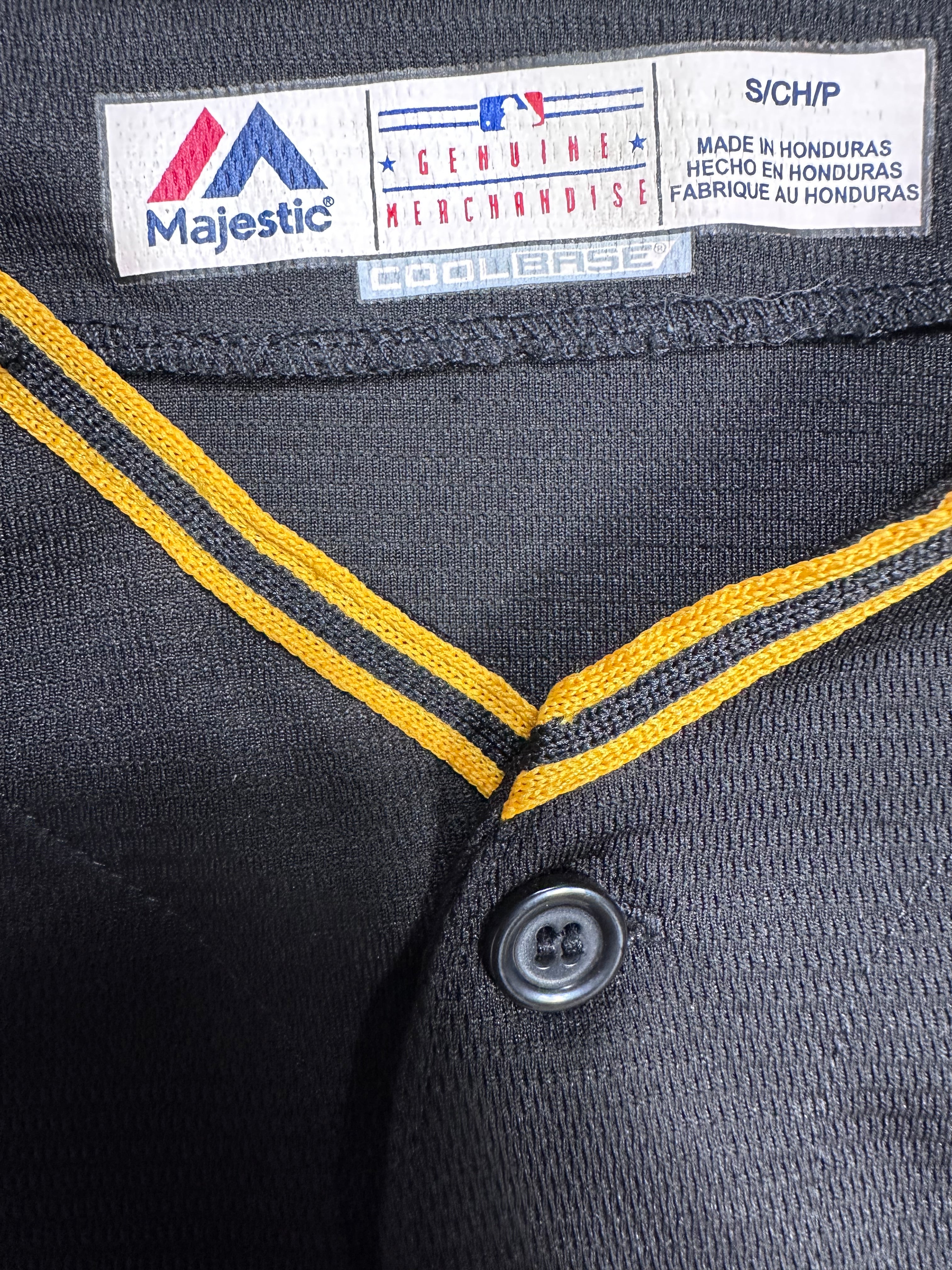 Maillot Pittsburgh Pirates Noir – Jersey Officiel MLB Unisexe M