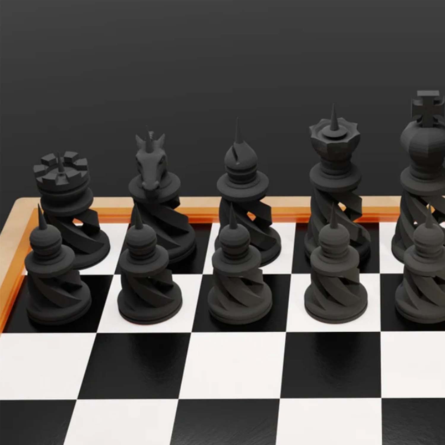 Modern Chess Pieces