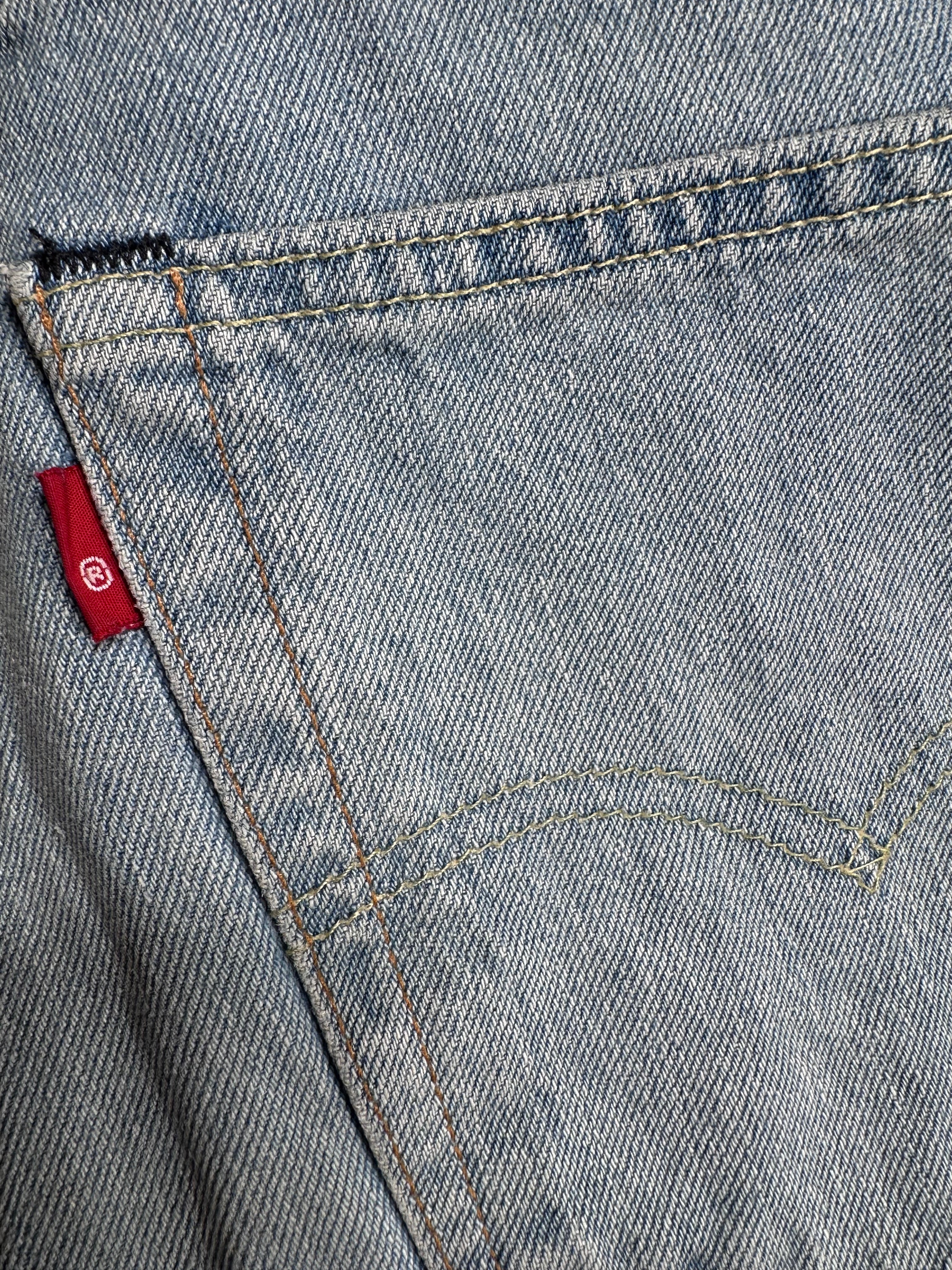 Jean Levis 512 Bleu Clair Coupe Droite – Denim Vintage Unisexe Style Décontracté W32 L32