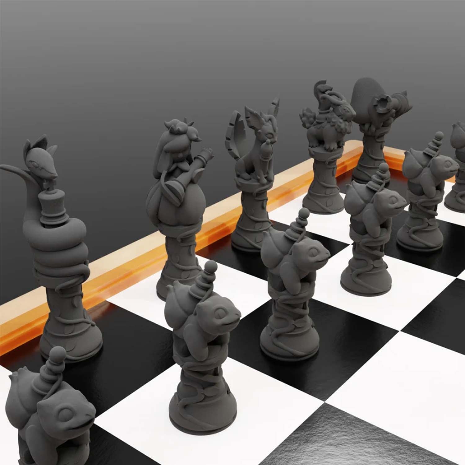 Pokemon Chess Pieces